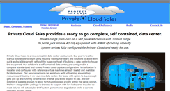 Desktop Screenshot of privatecloudsales.com