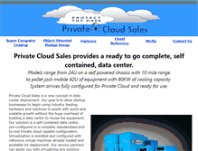 Tablet Screenshot of privatecloudsales.com